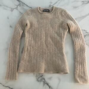 NAADAM 100% Cashmere Cream Women's Sweater Size XXS - fits like KIDS sz 8-10
